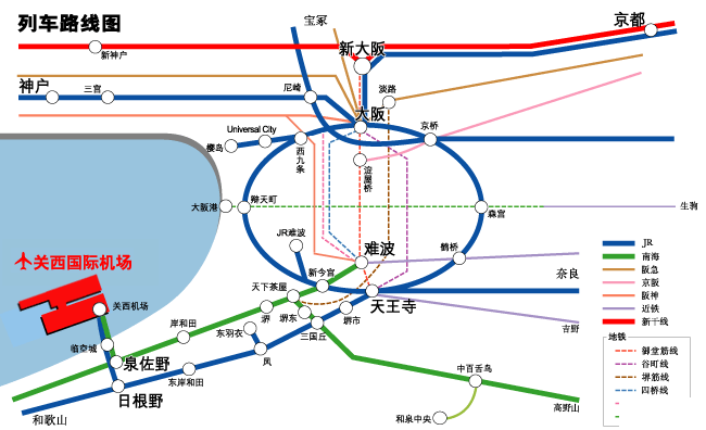 关西机场怎么去京都 关西机场旅游交通攻略