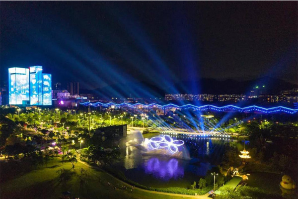 2020紫马岭公园喷泉景观几点开