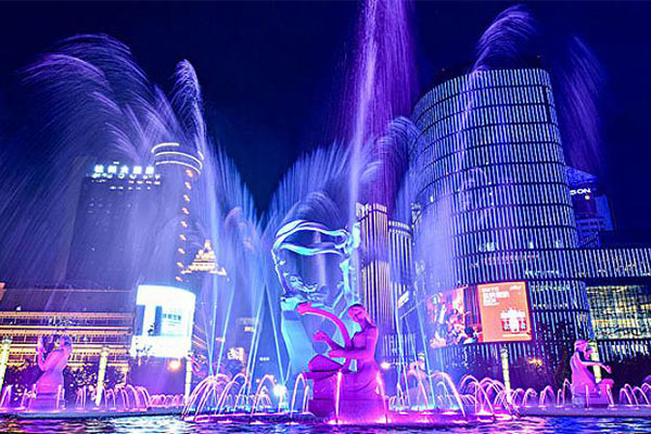 武林广场音乐喷泉时间表2024